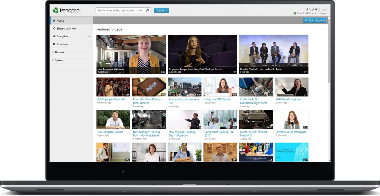 Upload and host your videos in a secure “Corporate Youtube”