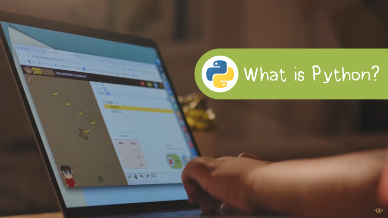 What is Python? An Introduction to Game Based Python Course by CodeMonkey