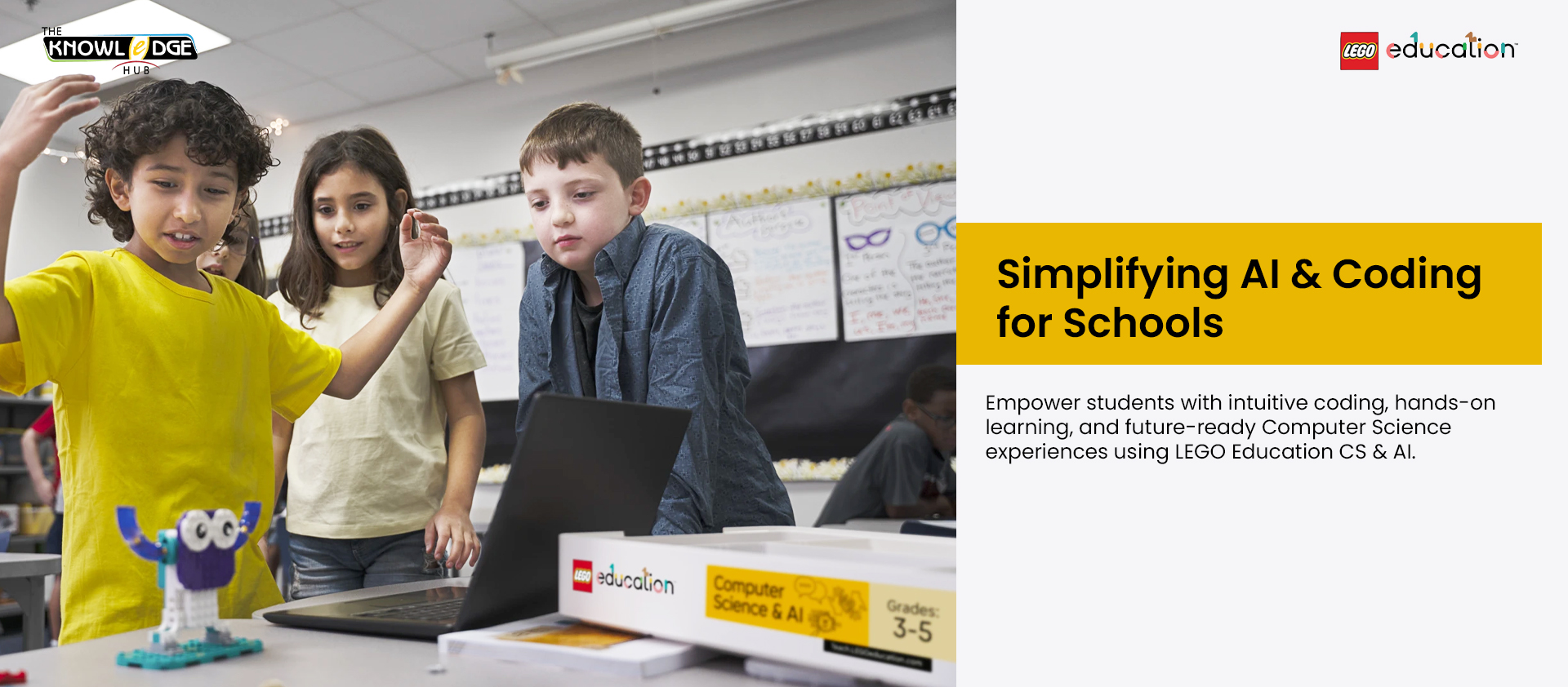 How LEGO® Education CS & AI Simplifies AI and Coding for Schools
